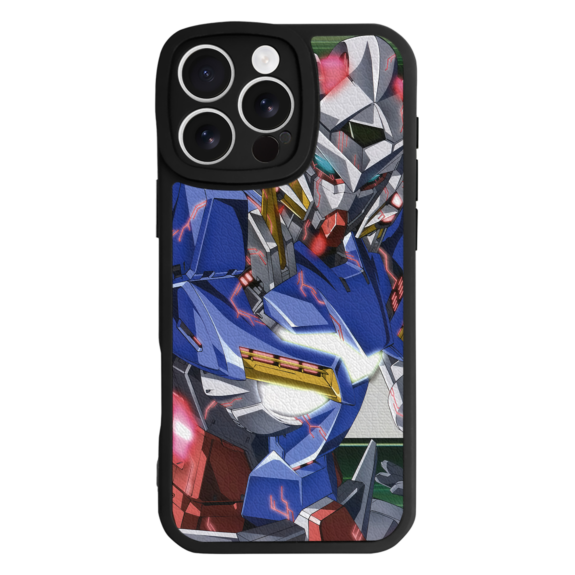 （画像用） 機動戦士ガンダム Mobile Suit Gundam 【iPhone 16シリーズ対応】シリコンスマホケース（レザー調） 材質：シリコン